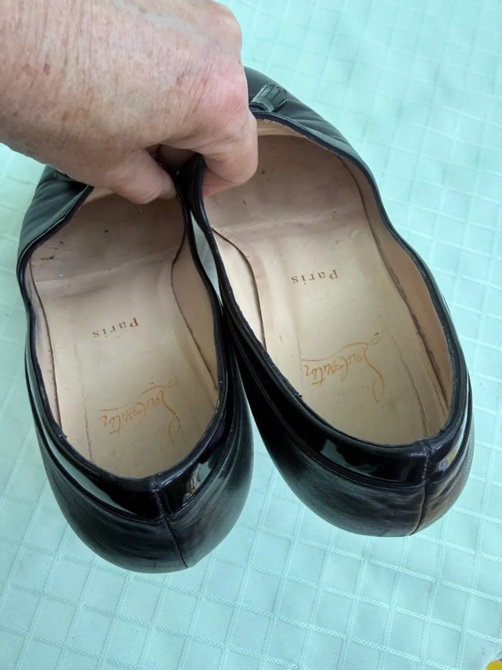 Christian Louboutin Black Leather Tassel Loafers in Original Dust Bag